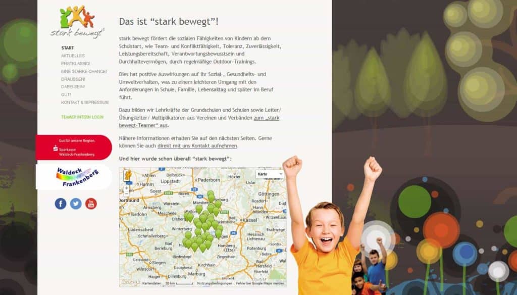 Webseitenentwicklung stark bewegt