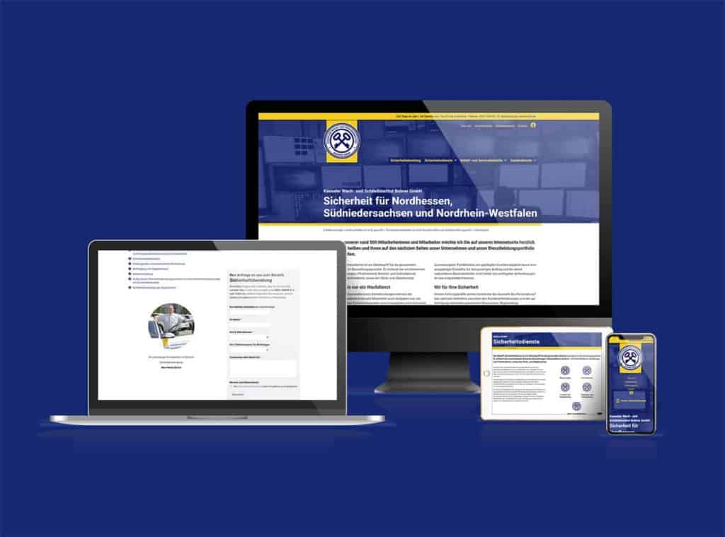 Webdesign KWS Sicherheit Kassel