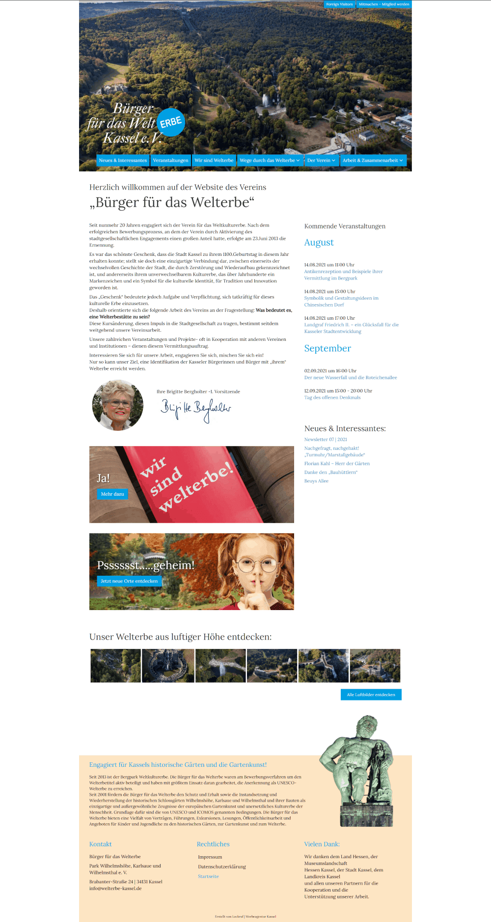 Lockruf Webdesign: Welterbe Kassel