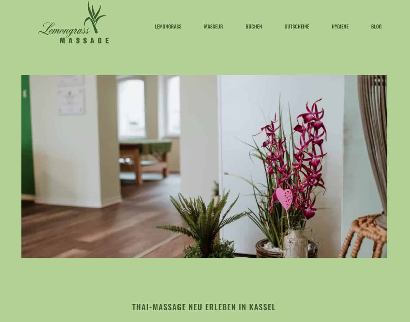 Lockruf Webdesign: Lemongrass Kassel