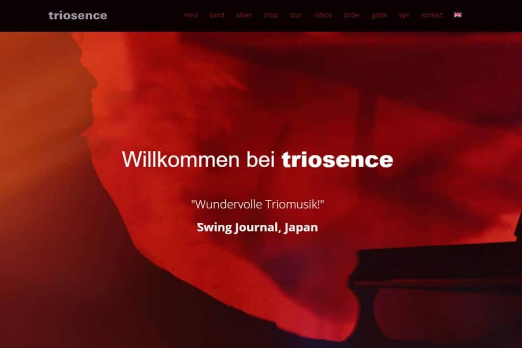 Referenz Lockruf Webdesign: Triosense